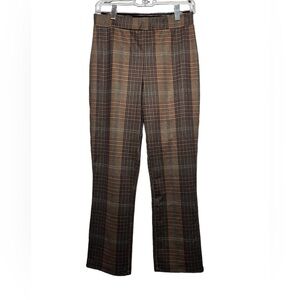 Sanctuary x Anthropologie Brown Plaid Pants Stretchy